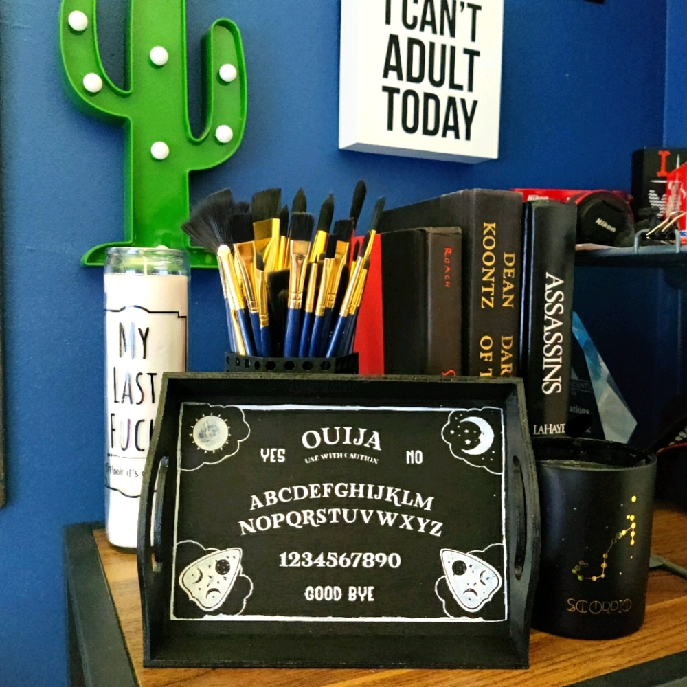 Mini Ouija Board Tray